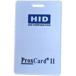 บัตรคีย์การ์ดระบบ Proximity HID ProxCard II 26 บิต 125kHz, ชุด 25 ใบ, สำหรับระบบรักษาความปลอดภัย, สีขาว