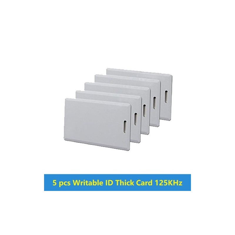 บัตร RFID T5577 แบบหนา - บัตรสมาร์ท ID แบบเขียนซ้ำได้ (125KHz)