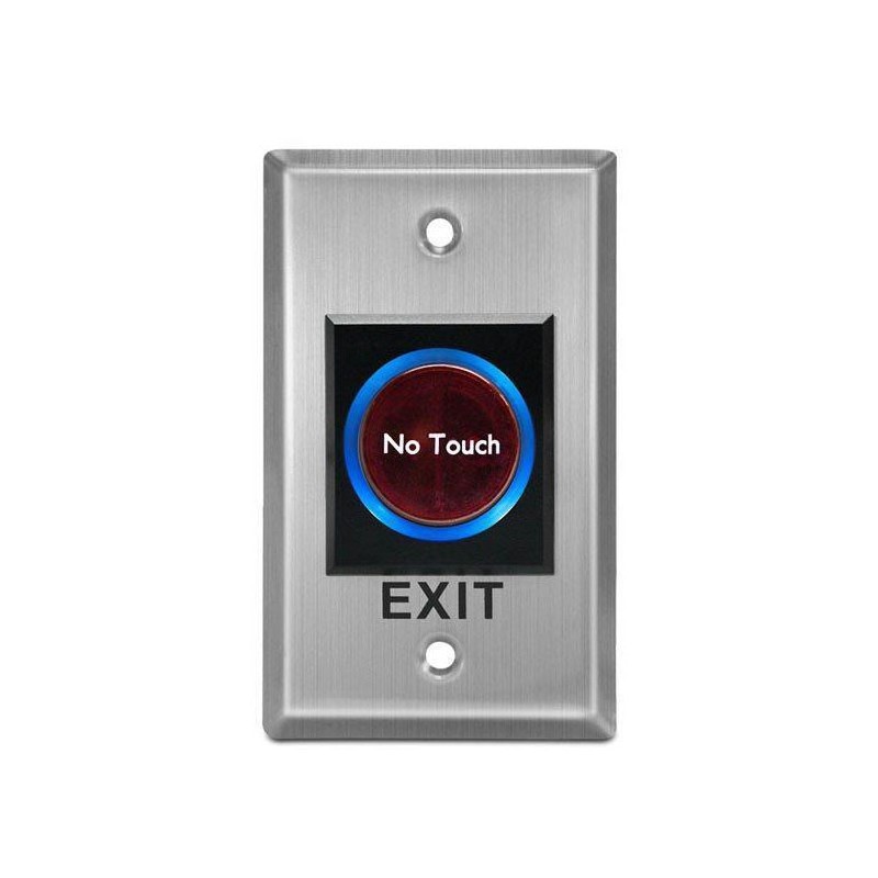 Infrared Sensor Door Switch - Automatic Door Access Control Switch (Non-Touch Exit Button 12V)