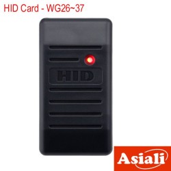 เครื่องอ่านบัตร HID สำหรับระบบควบคุมการเข้าออก (RS232/485, WG26-37)