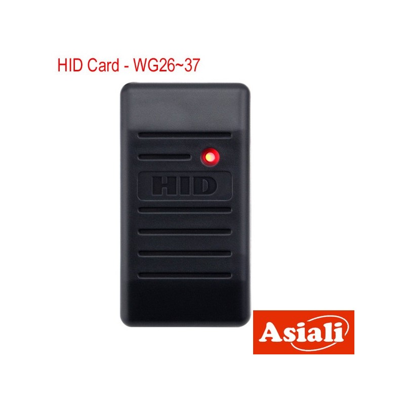 เครื่องอ่านบัตร HID สำหรับระบบควบคุมการเข้าออก (RS232/485, WG26-37)