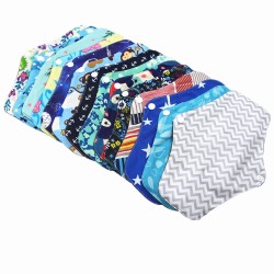 Asiali Reusable Cloth Menstrual Pad with Wings - Floral Pattern