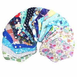 Asiali Reusable Cloth Menstrual Pad with Wings - Floral Pattern