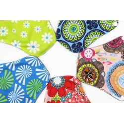 Asiali Reusable Cloth Menstrual Pad with Wings - Floral Pattern