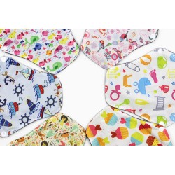 Asiali Reusable Cloth Menstrual Pad with Wings - Floral Pattern