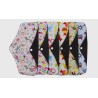 Asiali Reusable Cloth Menstrual Pad with Wings - Floral Pattern