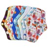 Asiali Reusable Cloth Menstrual Pad with Wings - Floral Pattern