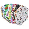 Asiali Reusable Cloth Menstrual Pad with Wings - Floral Pattern