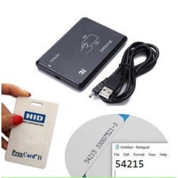 HID card reader HID card issuer USB port and driverless Working frequency 125KHz