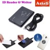 ASIALI New 125KHz RFID/ID Card Reader and Writer with USB Interface Free Rewritable 1 Card /1 Key Tag /1 Mobile Sticker