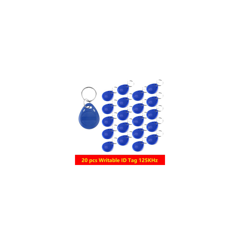 No.2 Tag 125khz writable rewrite T5577 RFID ID Keyfobs for rfid writer