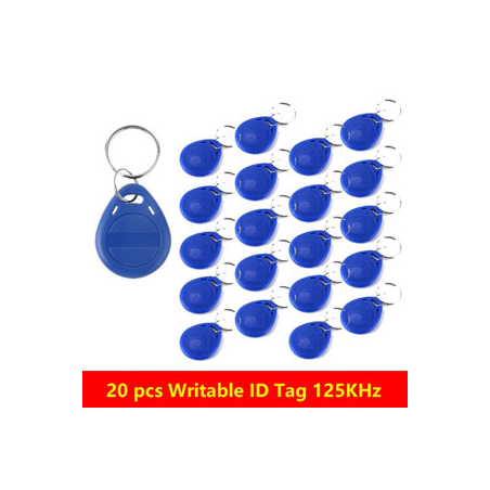 No.2 Tag 125khz writable rewrite T5577 RFID ID Keyfobs for rfid writer