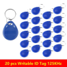 No.2 Tag 125khz writable rewrite T5577 RFID ID Keyfobs for rfid writer