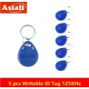 No.2 Tag 125khz writable rewrite T5577 RFID ID Keyfobs for rfid writer