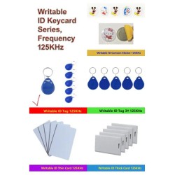 No.2 Tag 125khz writable rewrite T5577 RFID ID Keyfobs for rfid writer